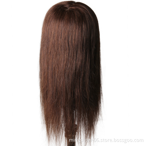 Beauty Salon Equipment Training  Female Head With 100% Human Hair For Barber Practice Training Mannequin Head